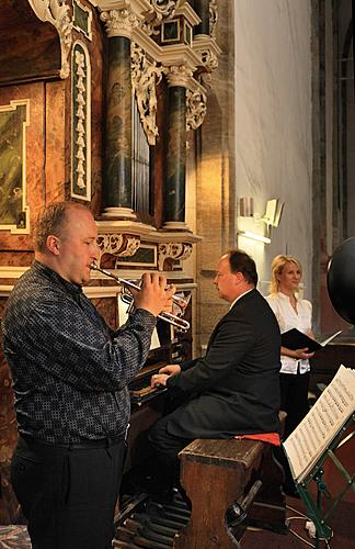 25.07.2009 - Eva Forejtová – Sopran, Vladimír Roubal - Orgel, Marek Zvolánek - Trumpete, Internationales Musikfestival Český Krumlov