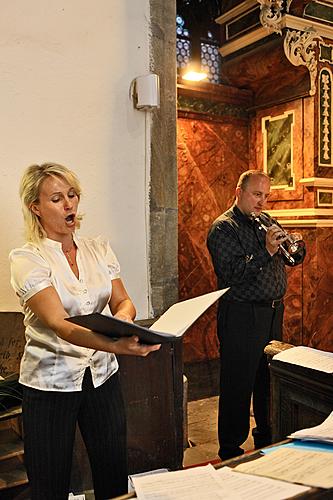 25.07.2009 - Eva Forejtová – soprano, Vladimír Roubal - organo, Marek Zvolánek - trumpet, International Music Festival Český Krumlov
