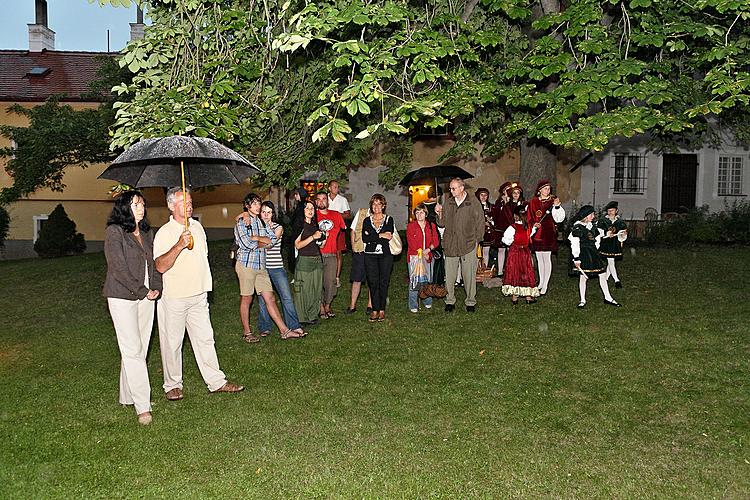 Vzkaz potomkům a večerní slavnost v klášterní zahradě, 2. srpna 2009