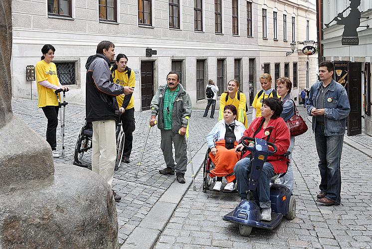 Tag mit Handicap - Tag ohne Barrieren, 12.9.2009, Český Krumlov