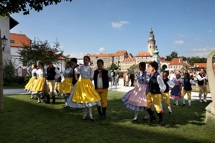 St.-Wenzels-Fest und Internationales Folklorefestival Český Krumlov 2009 in Český Krumlov