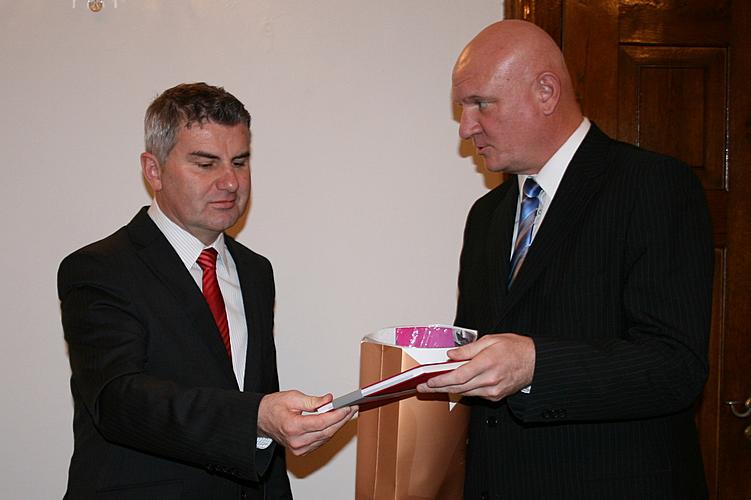 9. listopadu 2009 - Návštěva Slovinského velvyslance v Českém Krumlově