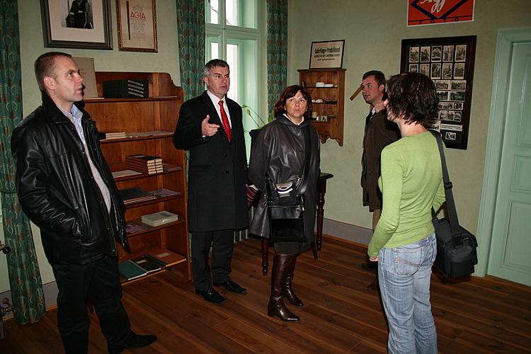 9. listopadu 2009 - Návštěva Slovinského velvyslance v Českém Krumlově