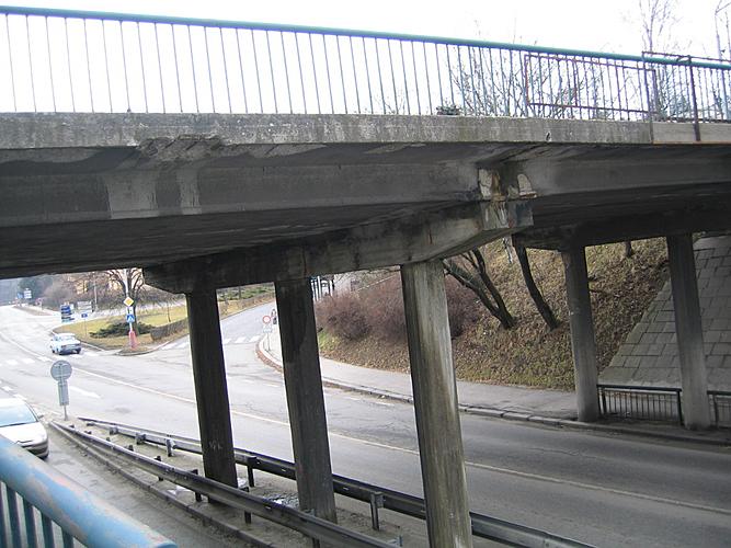 Most u kina na Špičáku - před rekonstrukcí