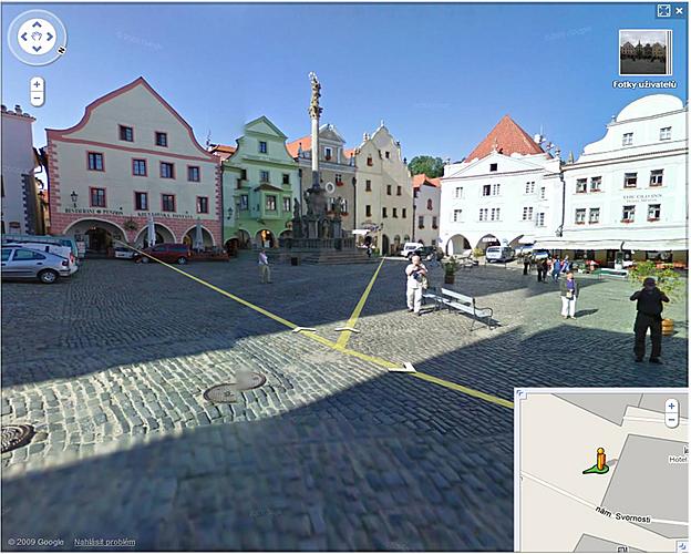 Google Street View Náměstí Svornosti