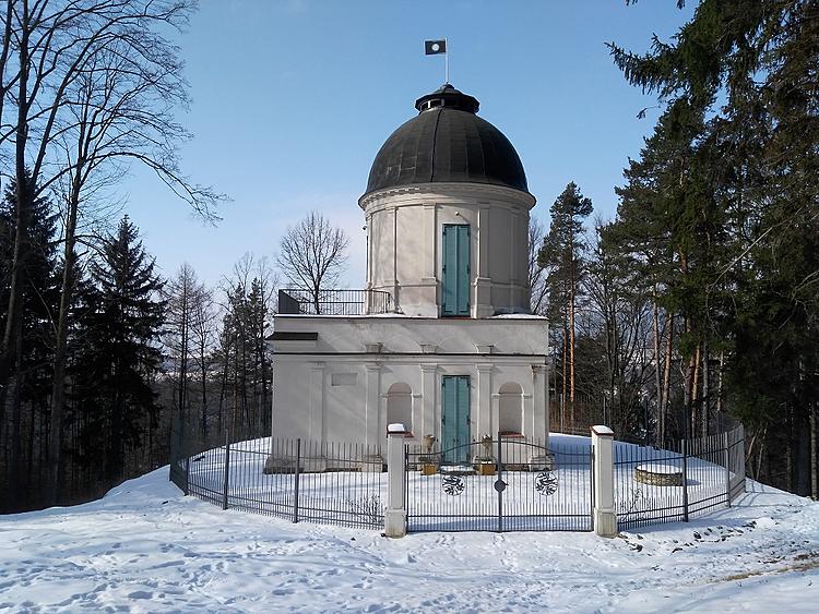 Little Castle "Ptačí Hrádek" in winter time