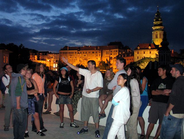 Night tours, Oto Šrámek, Český Krumlov