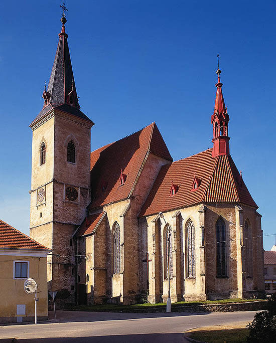 3705b Chvalšiny, Late Gothic church, Exterior, foto Libor Sváček, archive OIS