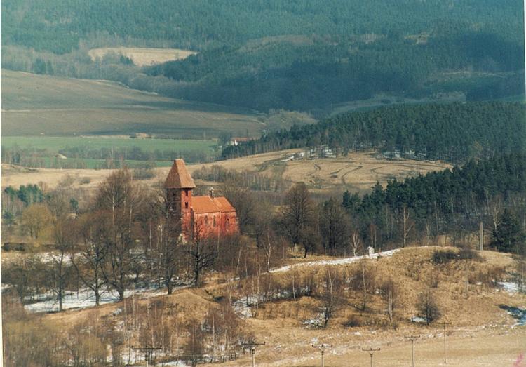 Kostel sv. Mikuláše Boletice, foto Archiv NPÚ