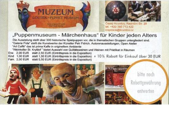 Muzeum loutek - Pohádkový dům