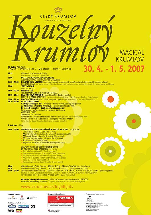 Plakát Kouzelný Krumlov 2007