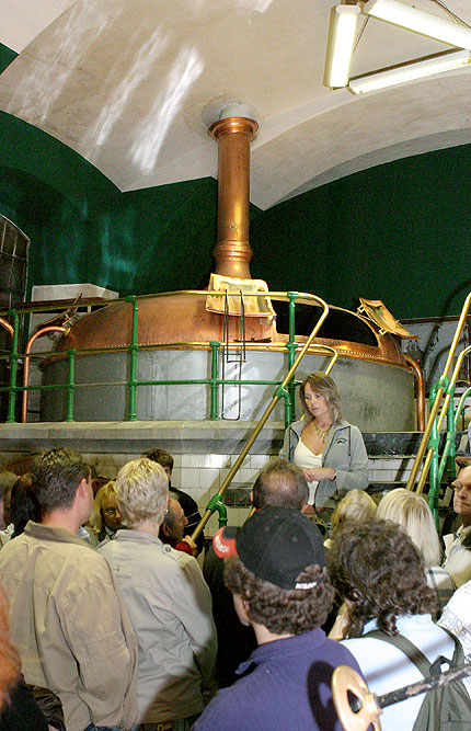 Eggenberg Brewery tour, photo by Lubor Mrázek
