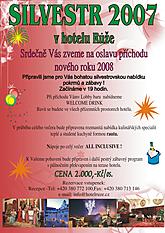New Year’s Eve 2007 at the Růže hotel 