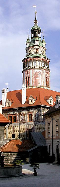 2nd Courtyard of Český Krumlov Castle, foto: Lubor Mrázek