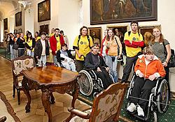Den s handicapem, den bez bariér Český Krumlov 2009, prohlídka zámku 