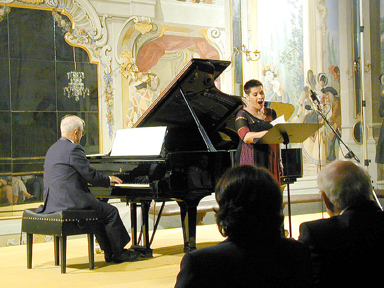 Dagmar Pecková, 22.8.2001, Festival komorní hudby Český Krumlov, foto: Lubor Mrázek