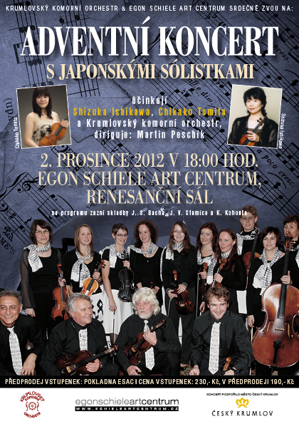Adventní koncert s japonskými sólistkami, Egon Schiele Art Centrum 2.12.2012