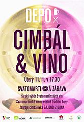 Pozvánka na Víno a cimbál do hostince Depo, 11.11.2014, Český Krumlov 