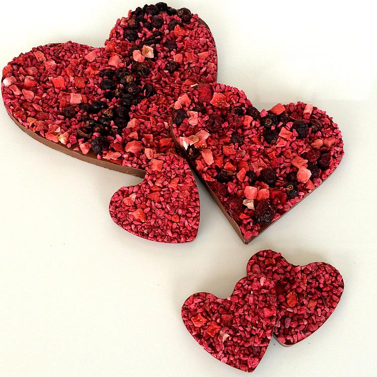 Čokoládové srdce, Valentýnské čokolády v Eve Style, 2015