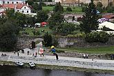 Adrenalinová lanová dráha nad řekou Vltavou 
