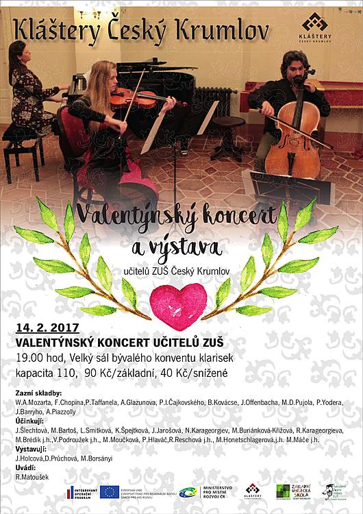 Valentýnský koncert učitelů ZUŠ
