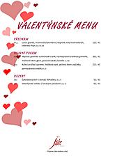 Valentýnské menu v penzionu Štilec 