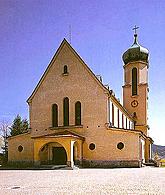 Kirche des heiligen Johannes des Täufers in Zátoň 