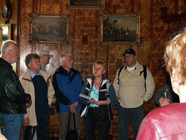 Na zámku v Hluboké nad Vltavou, foto Tibor Horváth, 2006