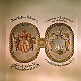 Coat-of-arms of Peter Wok von Rosenberg 