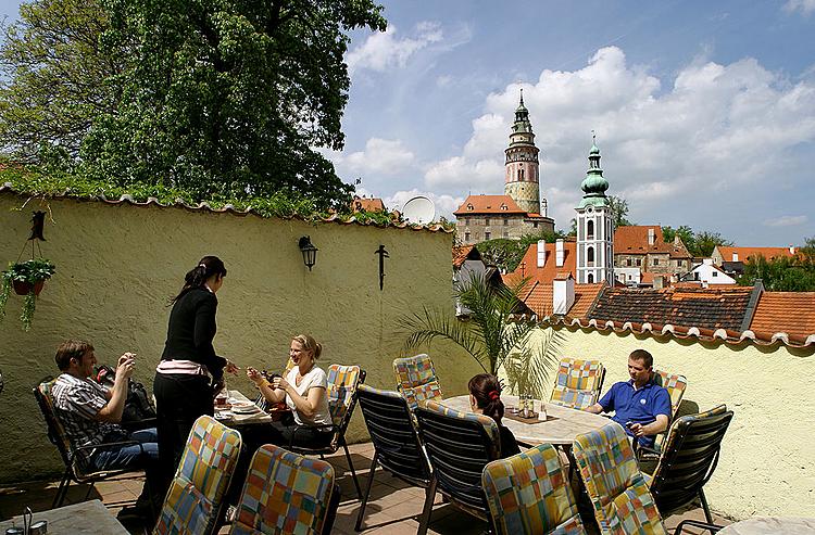 Restaurace Gotika, terasa