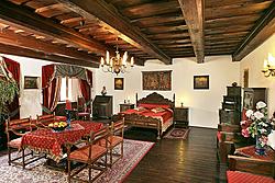 Hotel Růže, Zimmerinterieur 