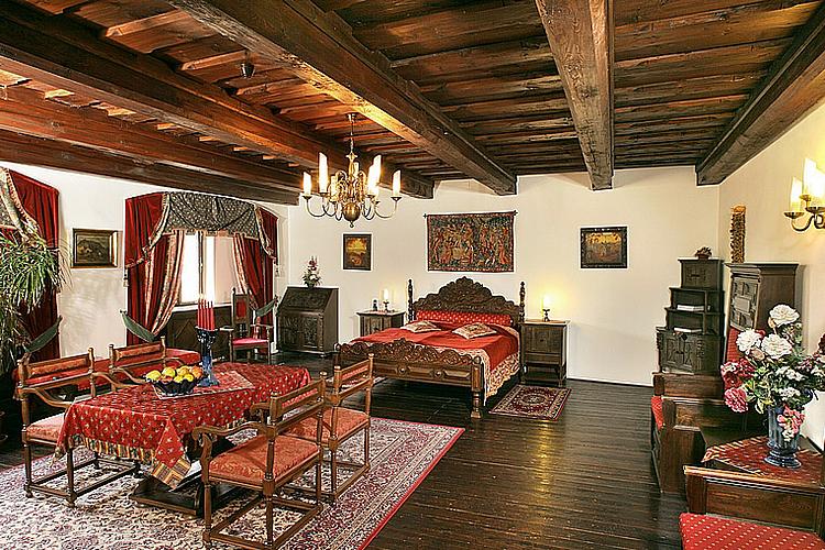 Hotel Růže, Zimmerinterieur